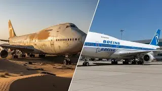 Unbelievable Restoration — Boeing 747 45 Years Abandoned in Desert to Factory Fresh