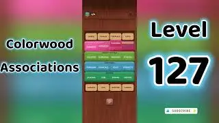Colorwood Associations Level 127 Answers 🧩✨ | Go Answer