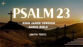 Psalm 23 Trust the Lord KJV Audio(with text)  #psalm23 #bible#wordofgod #prayer #God #faith #jesus 