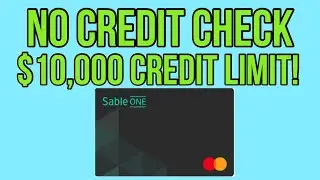 No Credit Check $10,000 Primary Tradeline! New Fintech Credit Builder! Sable One Master Card!