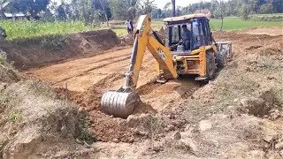 JCB Dozer Working on Mud - JCB Leveling Ground - JCB VIDEO