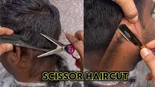 REAL Scissor Haircut ASMR No Talking Barber Experience?