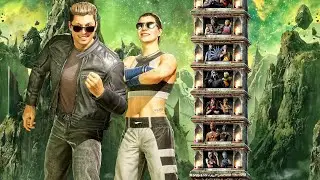 MK2 Movie Skin Johnny Cage with Janet Cage Champion Klassic Tower | Mortal Kombat 1 - No Commentary