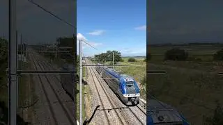 SNCF 81541 Zweikrafttriebwagen Baureihe B 81500 Bombardier AGC als TER liO Occitanie #sncf