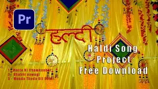FREE Wedding Haldi Song Project Template for Premiere Pro!