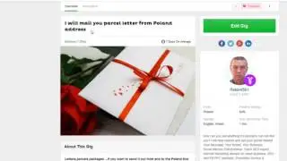 mail you parcel letter from Poland address