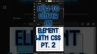How to center an element with CSS pt. 2 #shorts #flex #css