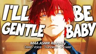 Your Boyfriend Joins You in the Shower [M4A] [Boyfriend ASMR] [Deep Voice] [Tsundere]