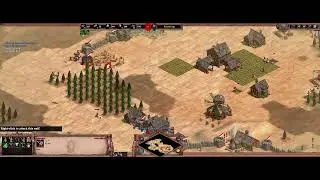 Age Of Empires 2 DE - low elo game play - Slavs vs Franks. Arabia.