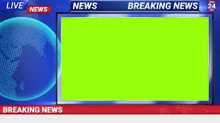 🔥News Frame Green Screen No Copyright Video || How To Make News Frame Create