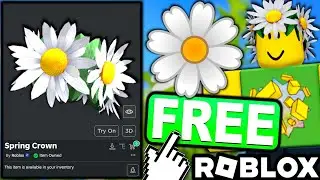 FREE ACCESSORY! HOW TO GET Spring Flower Crown! (ROBLOX MARKETPLACE ITEM)