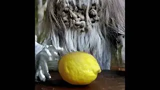 Captivating Rotten Mutant Omega Mart Lemon Fruit Monster - Hyper-Realistic Photoshoot 🍋🌳