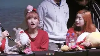 161114 강남팬싸인회 토토로인형 가지고 노는 모모