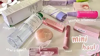 viral k-beauty haul ft. Yesstyle! Romand, Peripera, Meditherapy etc. *honest review