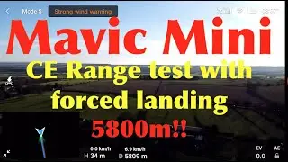 DJI Mavic Mini 5800m CE Range Test with Parabolic Reflectors *Fail*