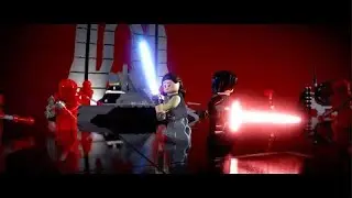 Rey and kylo ren vs praetorian guards episode 8 (LEGO Star Wars: The Skywalker Saga)