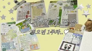 일일 다꾸 몰아보기! |다이어리|다꾸|몰아보기|2026년1월1주차