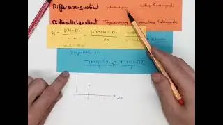 M7 Differentialrechnungs-Anwendungen: Differenzen-/Differentialquotient interpretieren