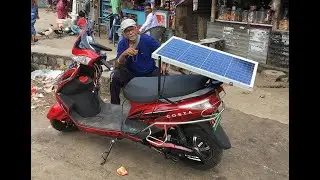 solar electric scooter