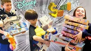 Anything You Can Carry, I'll Pay for Challenge at the Disney Store!