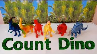 Dinosaurs for Kids | Counting Dinosaur from 1 to 6 | Counting and Subtracting | Ube TeeVee