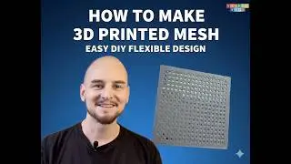 How To Make Cool 3D Printed Mesh in Tinkercad!