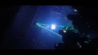Laser Light dance show electric ( new year party @PurpleHazeTrappyn 