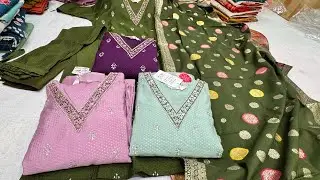 Chickpet Bangalore Wholesale Kurti Set 650rs Collection| Boutique Designer Wear Cotton & Party Wear 