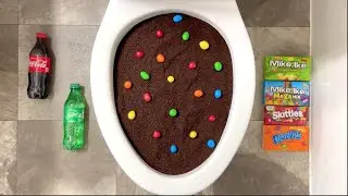 Will it Flush? - M&M's, Skittles, Candy, Eggs, Coca Cola, Pepsi, Mentos, Snickers, Mcdonalds Coffee