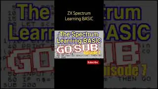 ZX Spectrum Learning BASIC  #thespectrum #coding #zxspectrum