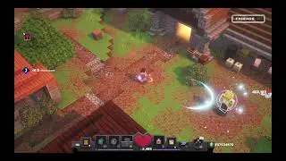 Fighter's Bindings Attack Speed Test - Minecraft Dungeons