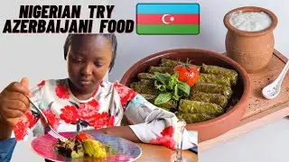 First time trying Azerbaijan food