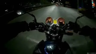 Night Ride Through Athens on My Honda CBF250