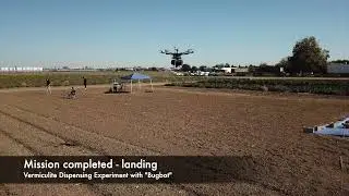 UAV-based Precision Pest Management: Vermiculite Dispensing Experiment with Bugbot
