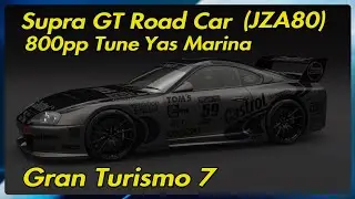 Toyota Supra GT Road Car 800pp Tune on Yas Marina