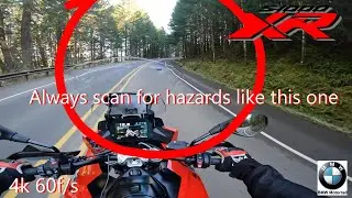 2020 BMW S 1000 XR in Dynamic Riding Mode and Dynamic ESA on Auto