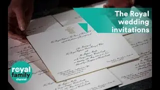 Royal wedding invitations carefully crafted in workshop
