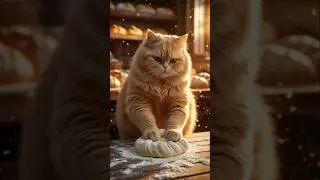 🐱 Fluffy Cat&rsquo;s Surreal Adventures &ndash; Baking, Painting, Reading & Riding! 🎨📖🏍️