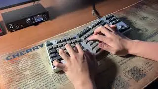 Sabre Ergo TKL Keyboard Typing Test - Cherry MX Blacks