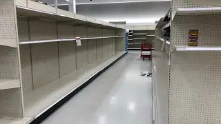Empty shelves @ #Target #Walmart & #Costco in Southern CA during Covid19 Lockdown