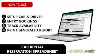 Car Rental Reservation Management Spreadsheet Tutorial