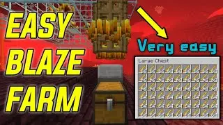 EASY BLAZE FARM Tutorial In Minecraft 1.15+ [Java Edition]