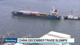 China Exports, Imports Unexpectedly Slump in December