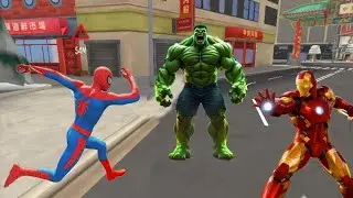 Spider-man | Iron man | Halk | Venom | Superhero | Spiderman game | Spider fighter 3 game | part 78