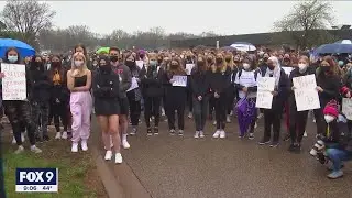 White Bear Lake students walk out after student sent anonymous racist messages | FOX 9 KMSP