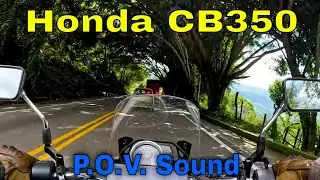 Honda CB350 bajando con freno de motor Colombia P.O.V. Sound #honda