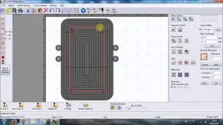 ProCNCDraw import DXF. Prepare file and export G code for abs enclosure machining