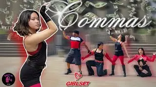 [DANCE IN PUBLIC | ONE TAKE] GIRLSET (걸셋) - Commas | DANCE COVER & KARAOKE CHALLENGE by TNT-K