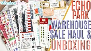 Echo Park Warehouse Sale 2021 Paper Haul, Echo Park Collection Kits Haul and Crafty Accessories