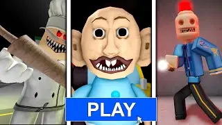 SIREN COP'S PRISON, Papa Pizza's Pizzeria, Toby's HOSPITAL, SCARY DOLL CURSE! (SCARY OBBY) roblox!